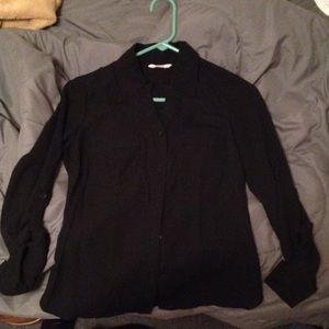 Candie's black button down