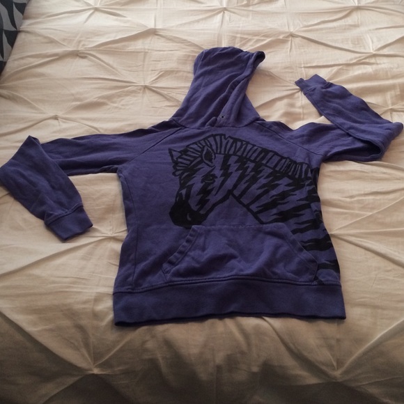 Purple Zebra Hoodie - Picture 2 of 5