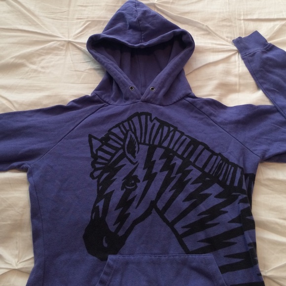 Purple Zebra Hoodie - Picture 3 of 5