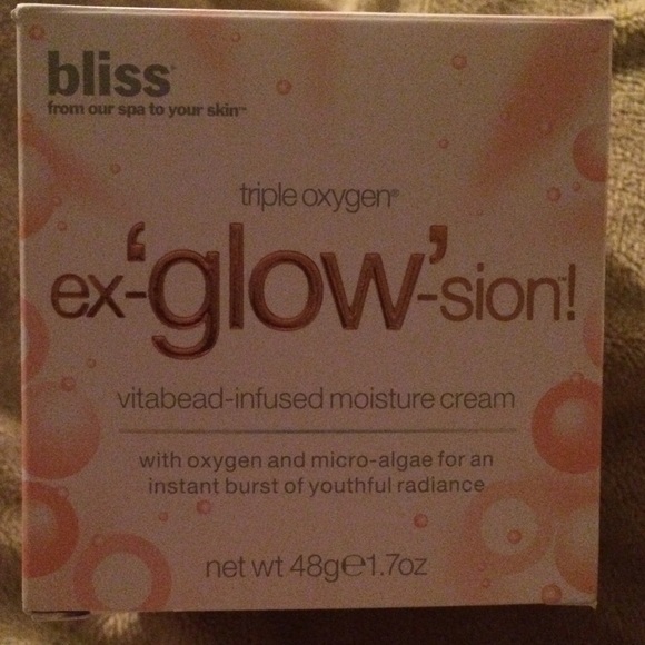 Bliss ex-glow-sion moisture cream