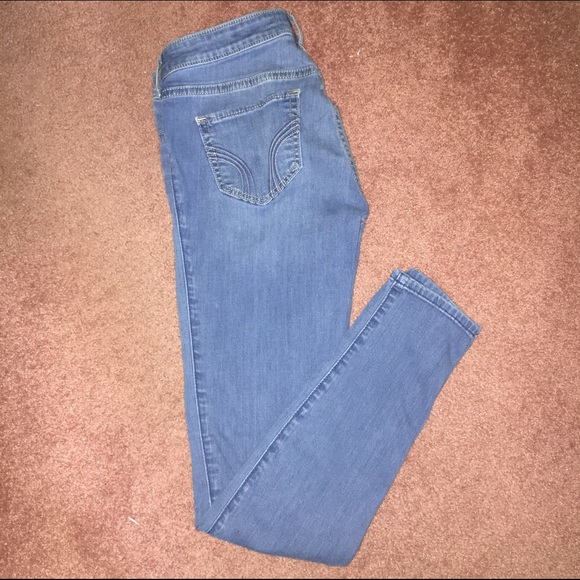 Hollister medium wash jeggings