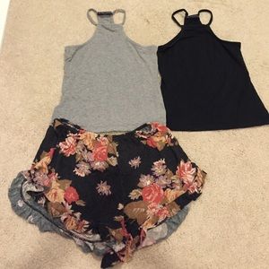 Brandy Melville Vodi Shorts and Tank Tops
