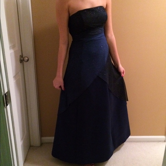 Beautiful sparkle accented gown