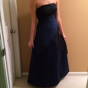 Beautiful sparkle accented gown