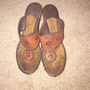 Jack Rogers Marbella Wedge Sandal sz 10