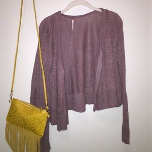super comfy free people cardigan:))