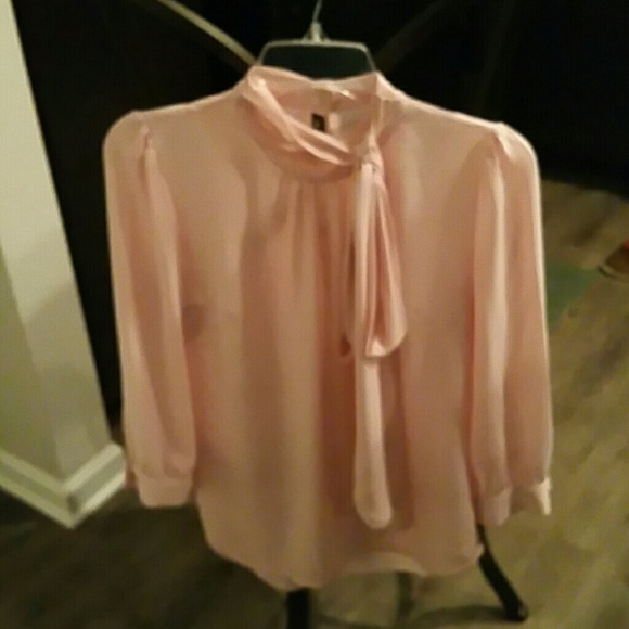 New York & Company Park Avenue Bow Blouse