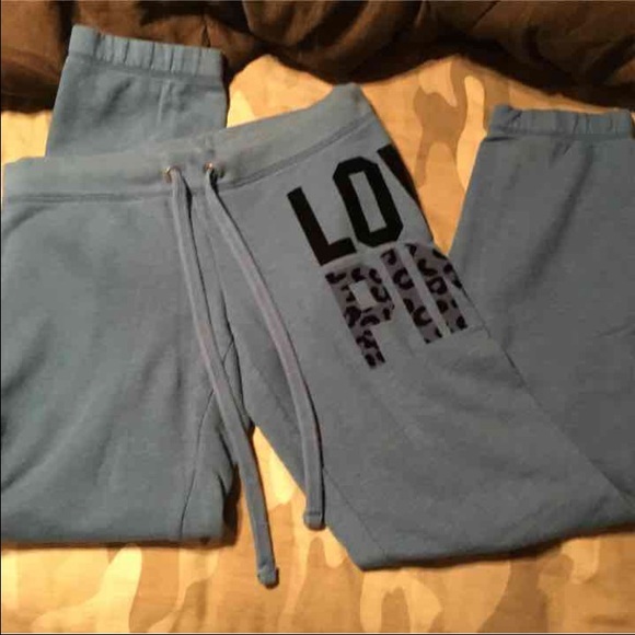 Victoria's Secret Blue Sweat Pants