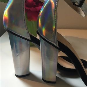 Zara Shoes - Zara Holographic Sandals Zara Shoes - Zara Holographic Sandals