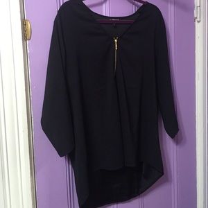 Black 3/4 blouse