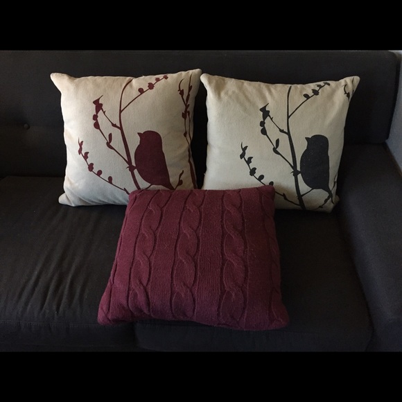 Rustic style decorative pillows