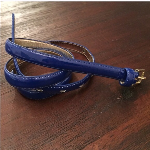 J Crew Cobalt Blue Belt