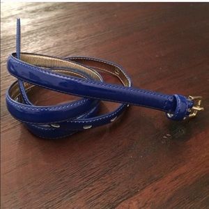 J Crew Cobalt Blue Belt