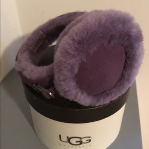 UGG "purple velvet" earmuffs