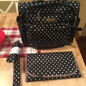 Ju Ju Be BFF Duchess Print diaper bag.