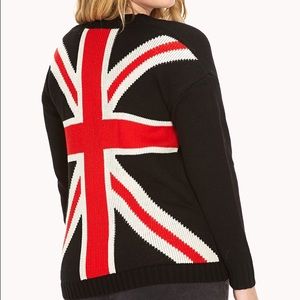 Union Jack Oversized Cardigan