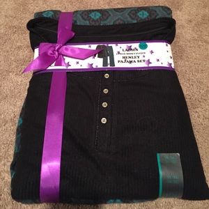 NWT Henley pajama set