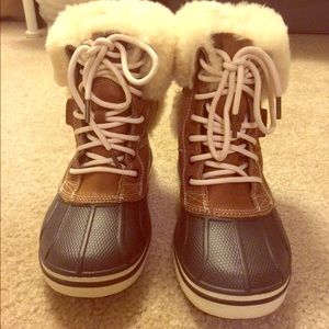 Crocs Luxe Duck Boots