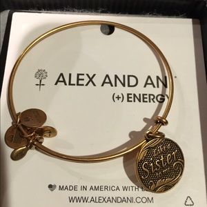 Alex and Ani Gold Bracelet- Like A Sister