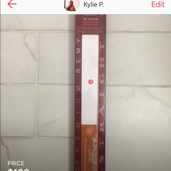 Hair Extensions 18" dark brown