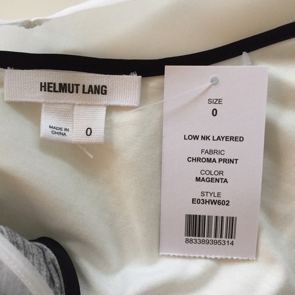 🍓SOLD🍓NWT Helmut Lang Printed Silk Organza Dress - Picture 4 of 4