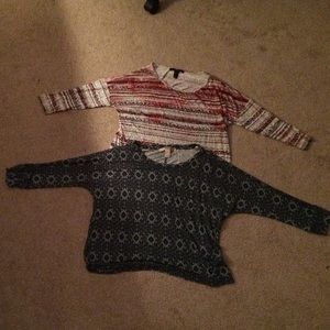 Cute printed long sleeve blouses.