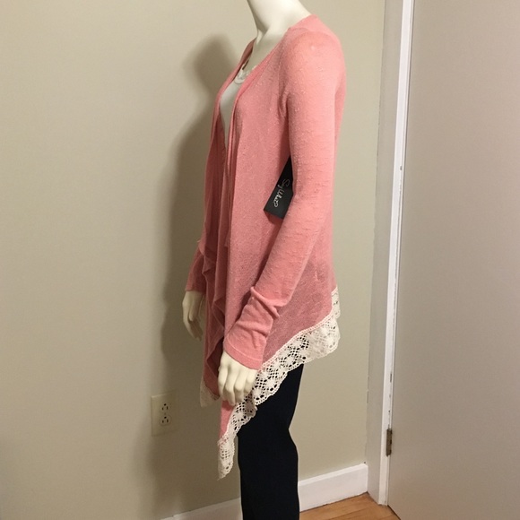 Pink Open Cardigan - Picture 2 of 4
