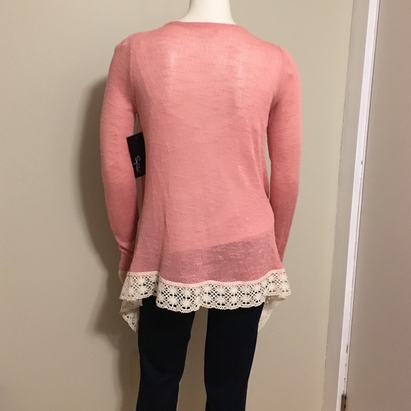 Pink Open Cardigan - Picture 3 of 4