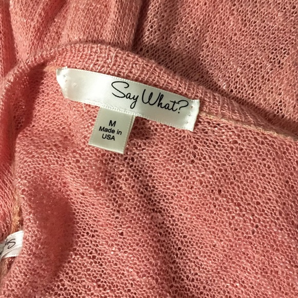 Pink Open Cardigan - Picture 4 of 4