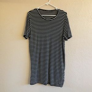 Brandy Melville Stripped T-Shirt Dress