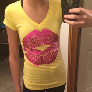 Wet Seal Lips Shirt