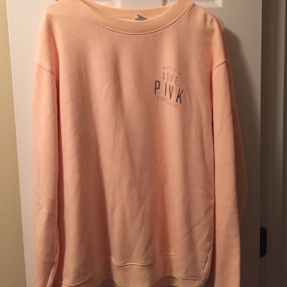 VERY comfortable cute PINK sweat shirt/pullover