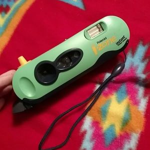 I-zone Polaroid instant camera.