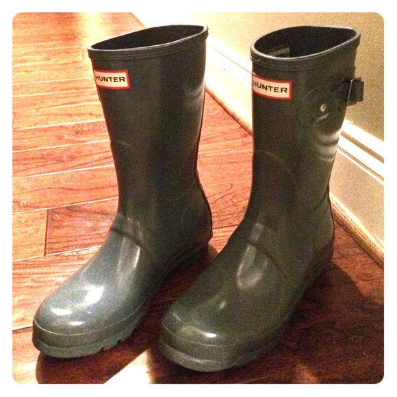Grey Short Hunter Boots & Socks