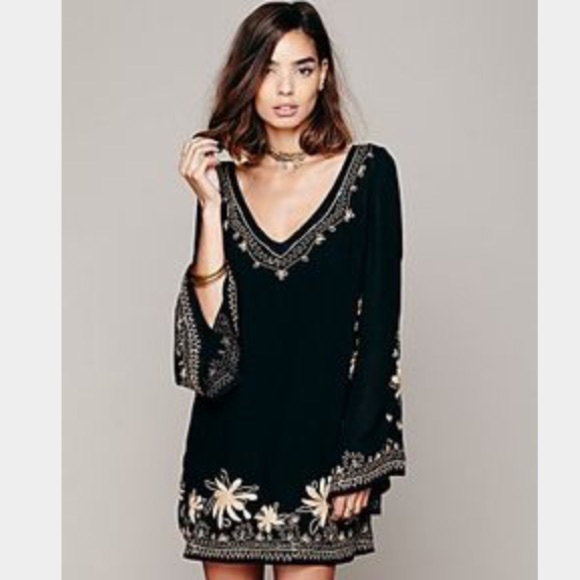 Free people long sleeve dress size XS