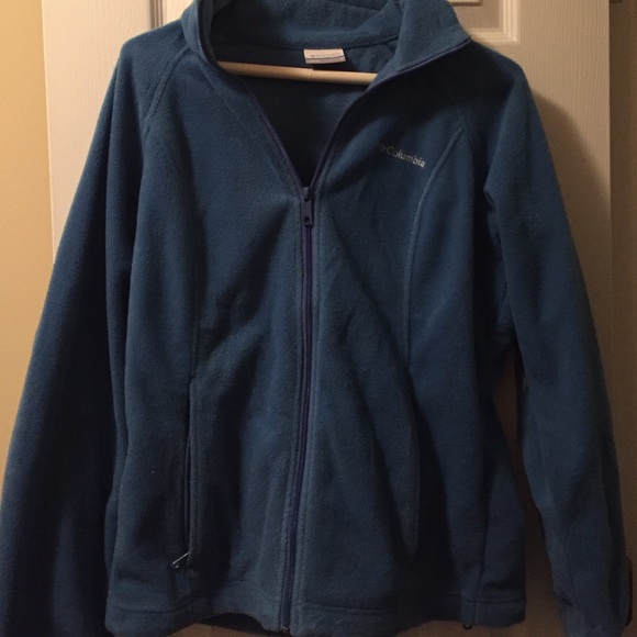 blue Columbia jacket