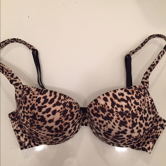 Victoria's Secret Cheetah Print Push Up Demi Bra