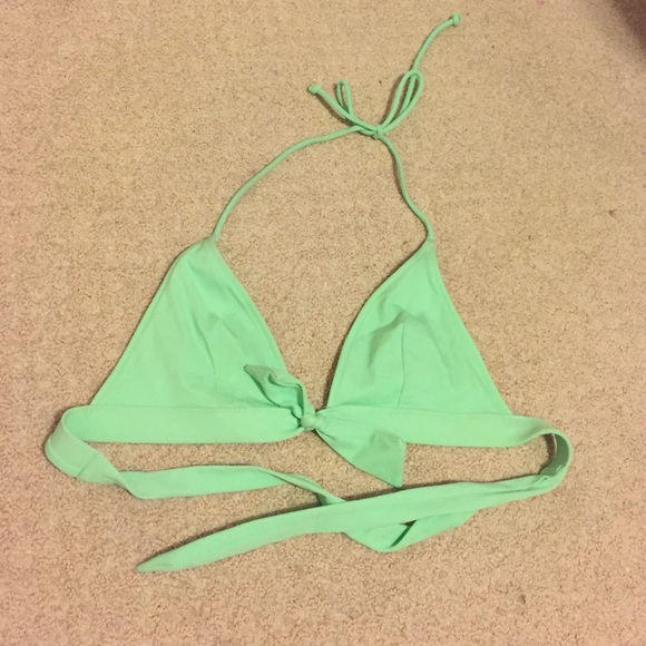 Victoria's Secret Mint Green Push-up top