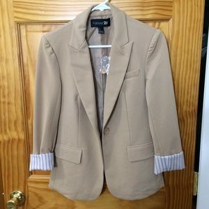 New Forever 21 Tan/Beige Blazer
