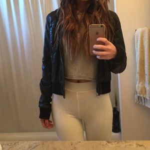 Urban Outfitters Black Leather Jacket