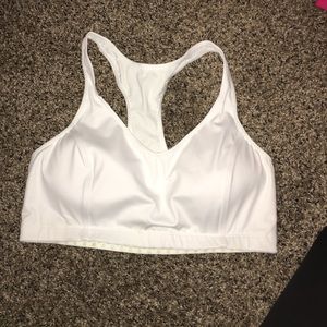 Moving comfort racer back sports bra