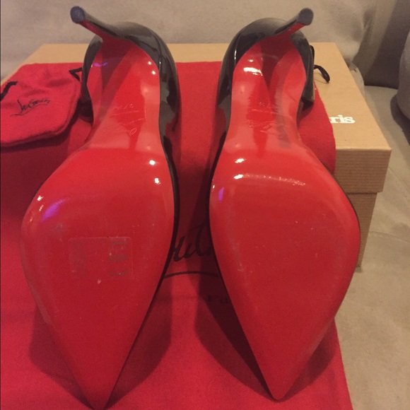 Iriza 120 Patent black Louboutin - Picture 3 of 4