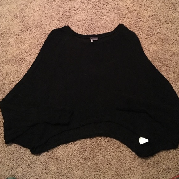 Poncho w sleeves sweater