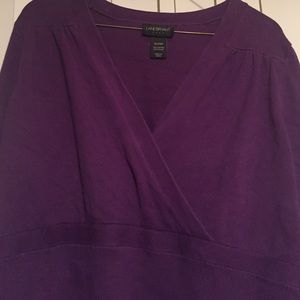 Lovely purple plus size sweater