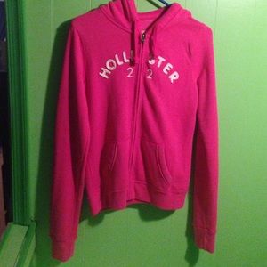 Pink Hollister Jacket L NWOT