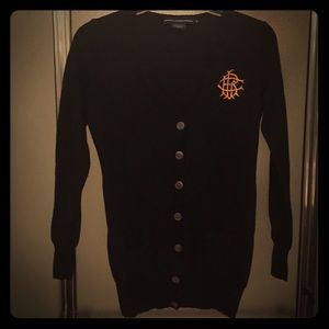 Black Cardigan Sweater