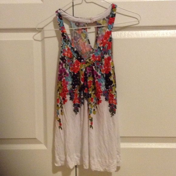 Floral American Eagle Tank