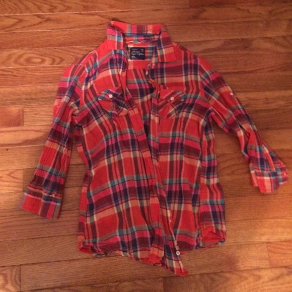 American Eagle Plaid Flannel