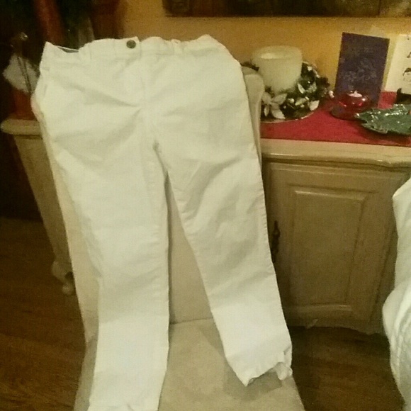 Tommy Hilfiger white cotton dress pants