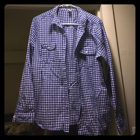 Plaid button up shirt